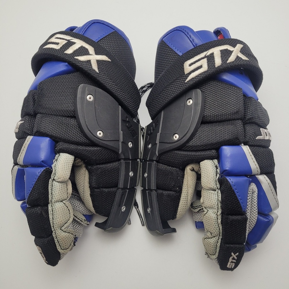 Lacrosse Stx Jotlt Goalie Gloves Blue Black